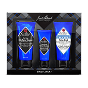 Jack Black DAILY JACK - Pure Clean Daily Facial Cleanser, Clean Break Oil-Free Moisturizer, Turbo Wash Energizing Cleanser