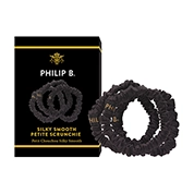 Philip B Petite Black Scrunchie