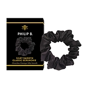 Philip B Classic Black Scrunchie