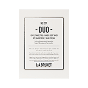 L:A Bruket 207 Duo-kit Liquid Soap/Hand Cream Sage/Rosemary/Lavender