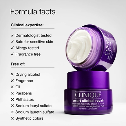 Clinique Smart Clinical Repair Overnight Cream & Mask