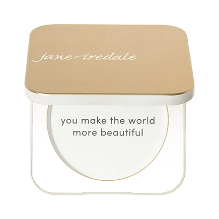 Jane Iredale Puderdose leer - Dusty Gold