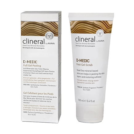 Clineral D-Medic Fuß Gel-Peeling