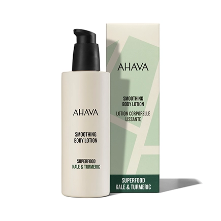 AHAVA Superfood Kale & Turmeric Smoothing Body Lotion