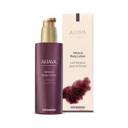 AHAVA Mineral Body Lotion Vivid Burgundy