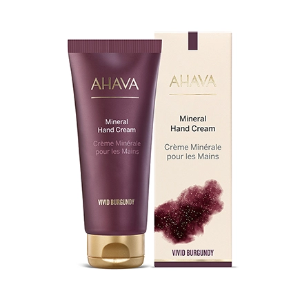 AHAVA Mineral Hand Cream Vivid Burgundy