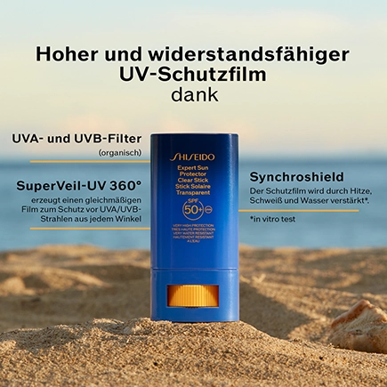 Shiseido Expert Sun Protector Clear Stick SPF 50+