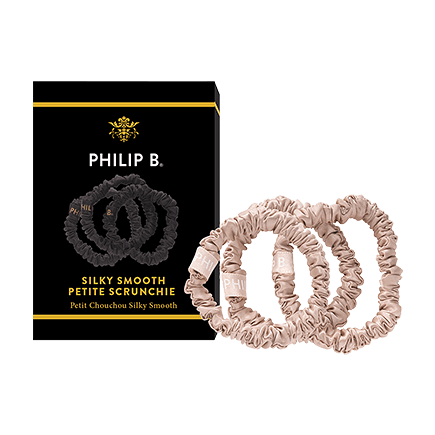 Philip B Petite Champagne Scrunchie