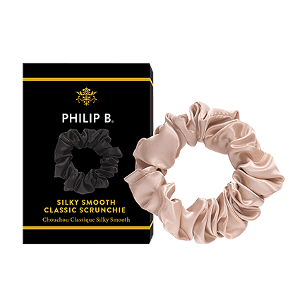 Philip B Classic Champagne Scrunchie