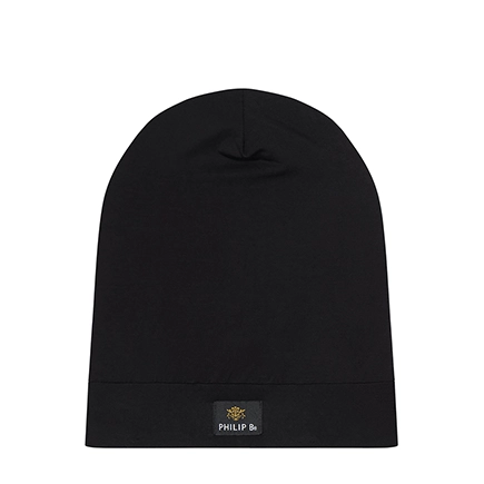 Philip B Silky Smooth Beanie Black