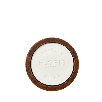 Floris Elite Shaving Soap in a Wooden Bowl