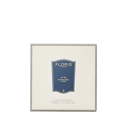 Floris No.89 Shaving Soap in a Wooden Bowl