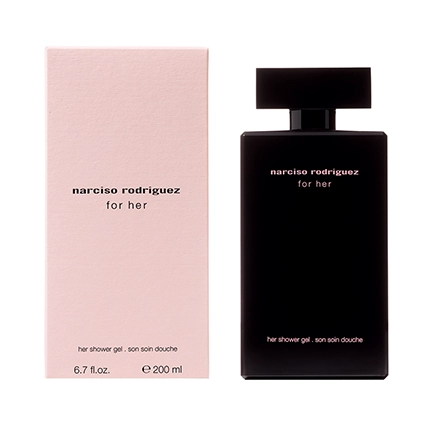 Narciso Rodriguez for her shower gel