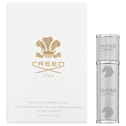 Creed Refillable Travel Spray for 5ml Silver