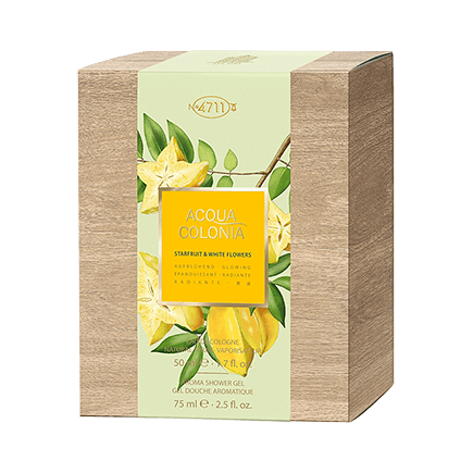 Acqua Colonia 4711 Starfruit & White Flowers Duo Set (Eau de Cologne 50ml/Duschgel 75ml)