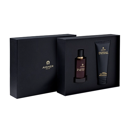 Aigner Gift Set Initial Eau de Parfum 100 ml & Hair & Body Shampoo 200 ml