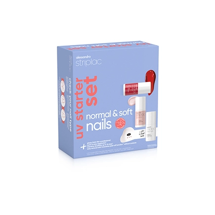 Alessandro Striplac Uv Starter Set Normal & Soft Nails - 2 Colours
