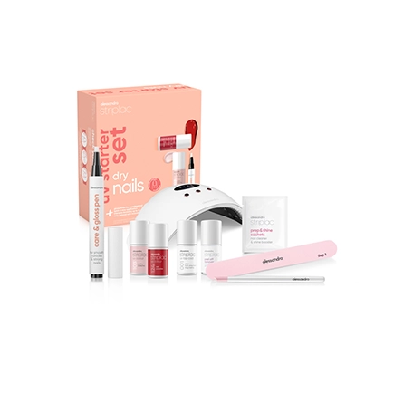 Alessandro Striplac Uv Starter Set Dry Nails - 2 Colours
