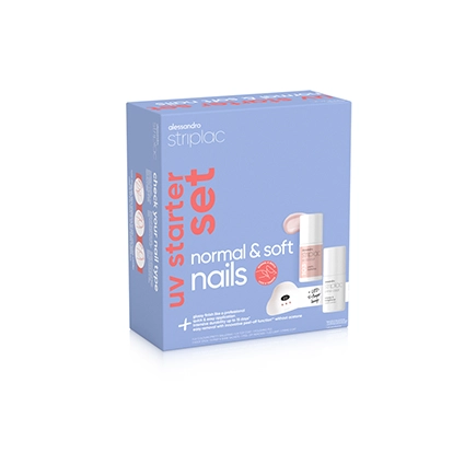 Alessandro Striplac Uv Starter Set Normal & Soft Nails - 1 Colour