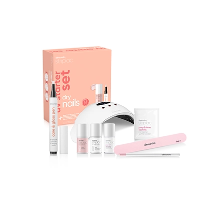 Alessandro Striplac Uv Starter Set Dry Nails - 1 Colour
