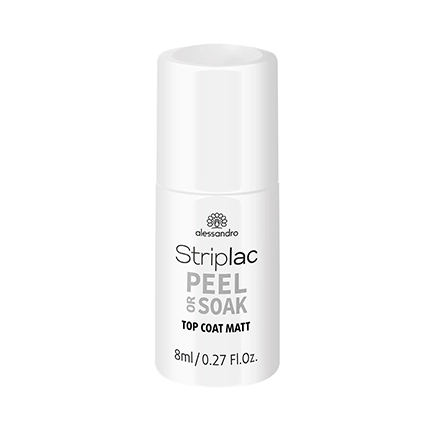 Alessandro Striplac Peel or Soak Top Coat Matt