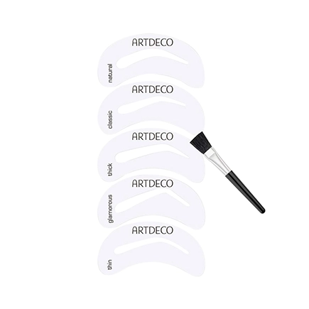 Artdeco EYEBROW STENCILS & BRUSH APPLICATOR