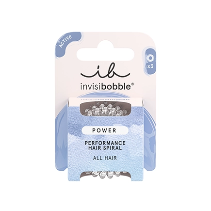 Invisibobble POWER Crystal Clear 3pc