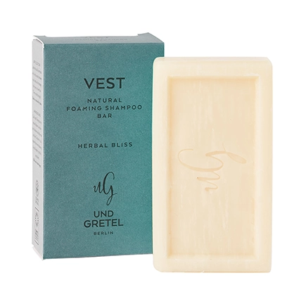 UND GRETEL VEST Natural Foaming Shampoo Bar Herbal Bliss