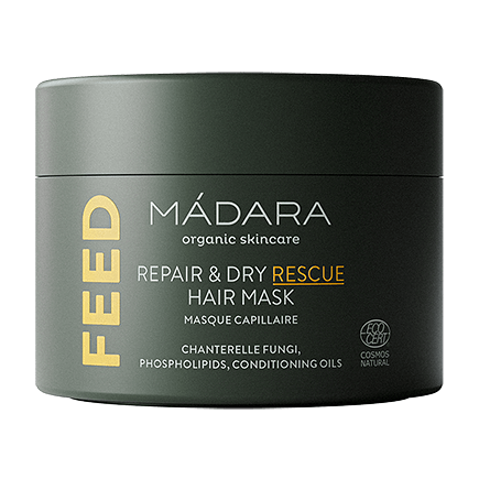 MÁDARA FEED Repair & Dry Rescue hair mask