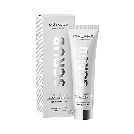 MÁDARA SCRUB Exfoliating Oil-to-Milk scrub