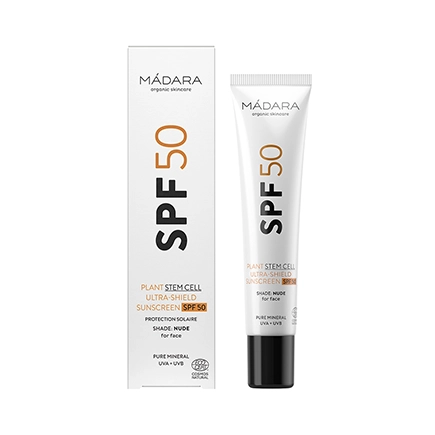 MÁDARA PLANT STEM CELL Ultra-Shield Gesichtssonnenschut LSF 50