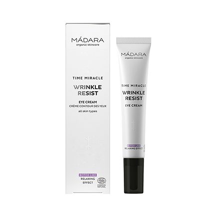 MÁDARA TIME MIRACLE Wrinkle Resist Eye Cream, without applicator