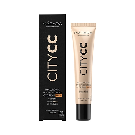 MÁDARA CITYCC Hyaluronic Anti-pollution CC cream SPF 15