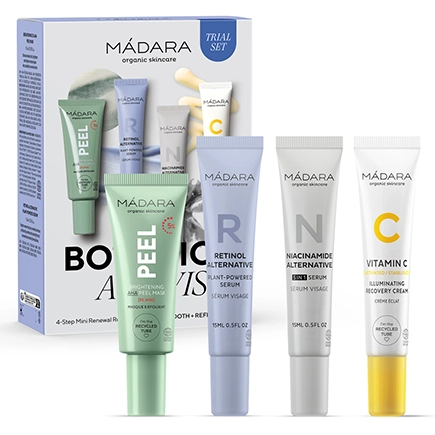 MÁDARA Botanic Activist 4-Step Mini Renewal Routine Set
