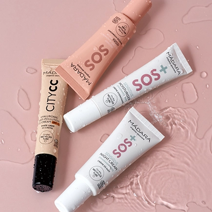 MÁDARA SOS Care 4-Step Skin-Soothing Routine Set: LIGHT