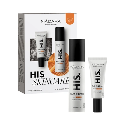 MÁDARA HIS Skincare 2-Step Face Routine Set