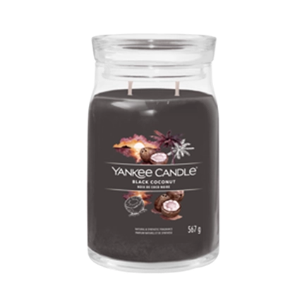 Yankee Candle BLACK COCONUT Signature Jar
