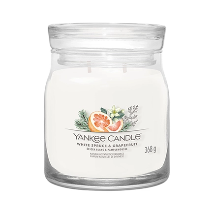 Yankee Candle WHITE SPRUCE & GRAPEFRUIT Signature Jar