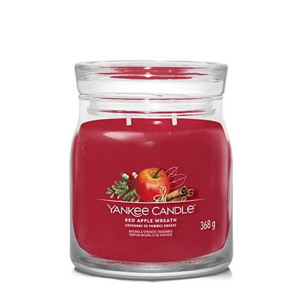Yankee Candle RED APPLE WREATH Signature Jar