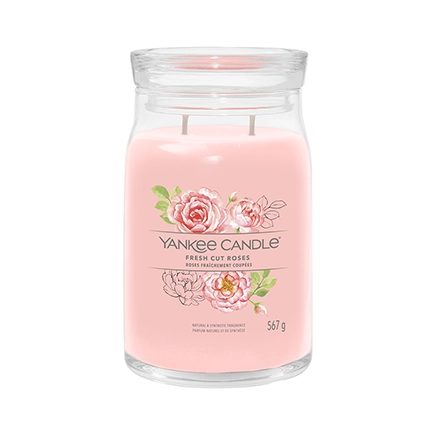 Yankee Candle FRESH CUT ROSES Signature Jar