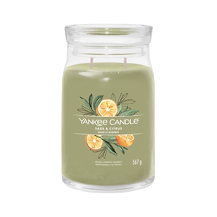 Yankee Candle SAGE & CITRUS Signature Jar