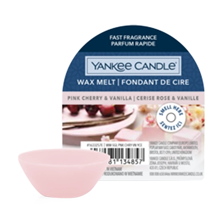 Yankee Candle PINK CHERRY & VANILLA Single Wax Melts