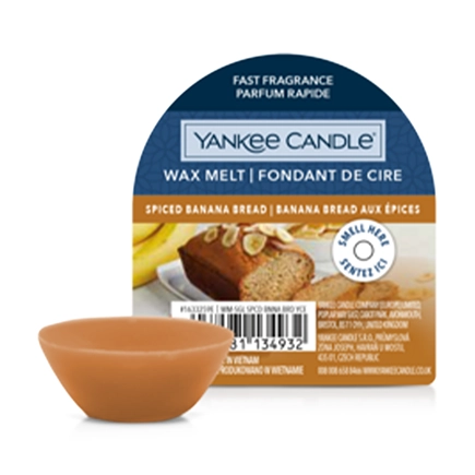 Yankee Candle SPICED BANANA BREAD Single Wax Melts