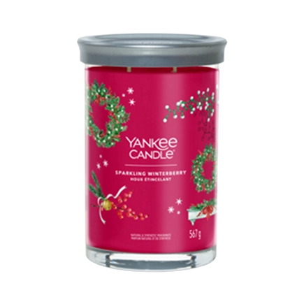Yankee Candle SPARKLING WINTERBERRY Tumbler