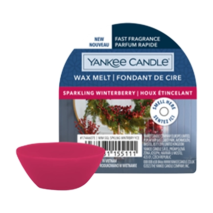 Yankee Candle SPARKLING WINTERBERRY Wax Melts