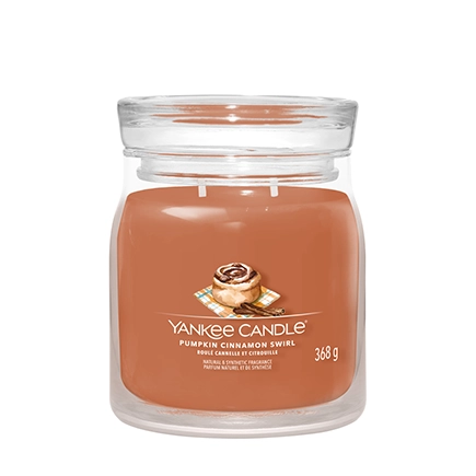 Yankee Candle Pumpkin Cinnamon Swirl Signature Medium Jar
