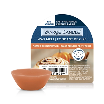 Yankee Candle Pumpkin Cinnamon Swirl Wax Melt Single