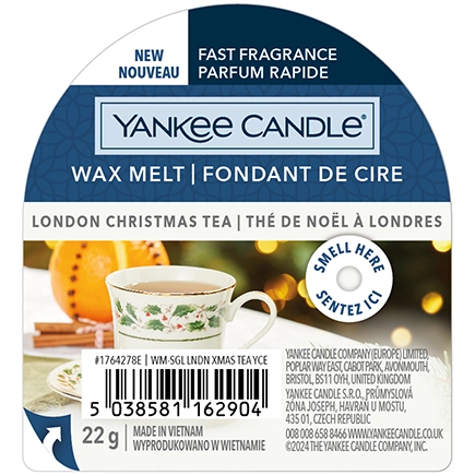 Yankee Candle London Christmas Tea Wax Melt Single