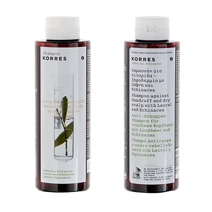 Korres Laurel & Echinacea Anti-Schuppen Shampoo für trockene Kopfhaut