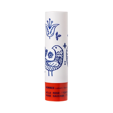 Korres WILD ROSE Lip Balm - getönt red